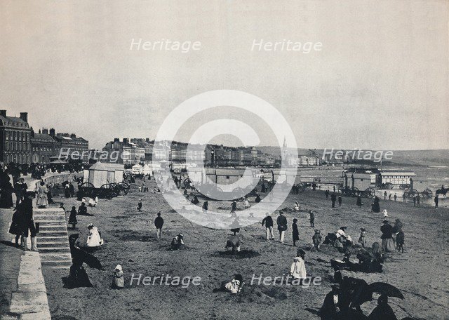 'Weymouth - General View of the Town and the Beach', 1895. Artist: Unknown.