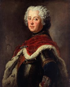 Portrait of Frederick II of Prussia (1712–1786) as Crown Prince, 1739. Artist: Pesne, Antoine (1683-1757)