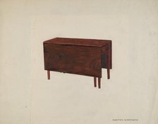 Drop Leaf Table, c. 1941. Creator: Dorothea A. Farrington.