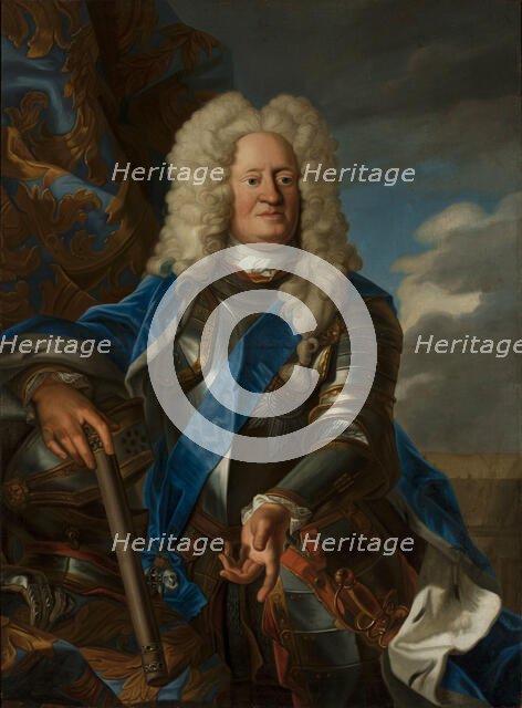 Portrait of Augustus William, Duke of Brunswick-Wolfenbüttel (1662-1731), c1720. Creator: Anonymous.