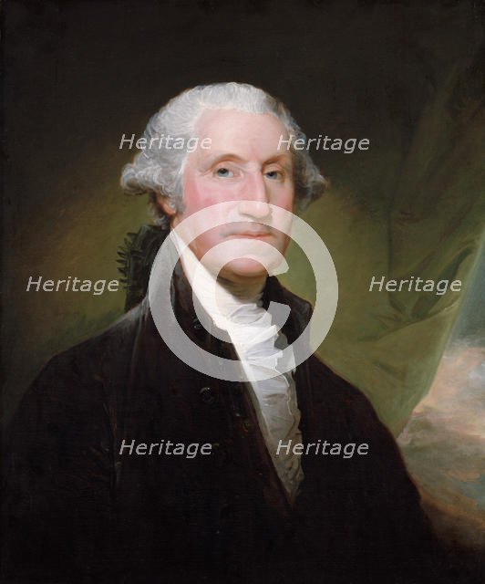 George Washington, begun 1795. Creator: Gilbert Stuart.