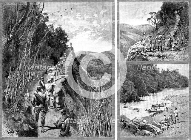 With the Lushai Expedition, 1890. Creator: R. Taylor.