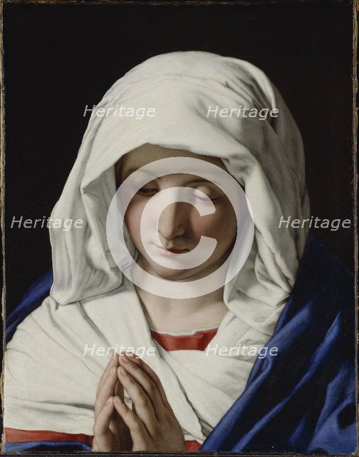 The Virgin in Prayer, 1640s. Creator: Sassoferrato (1609-1685).