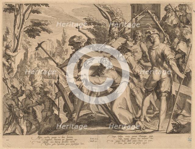 Christ Carrying the Cross, 1606. Creator: Willem van Swanenburg.