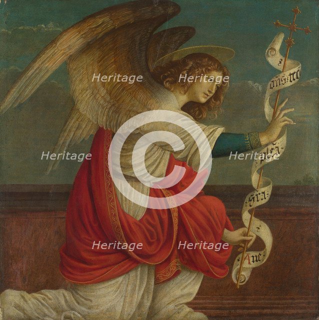 Archangel Gabriel (Panel from an Altarpiece: The Annunciation), before 1511. Artist: Ferrari, Gaudenzio (ca 1477-1546)