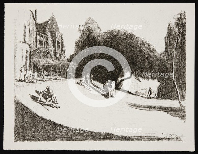 'Convalescence in England', 1917. Artist: Claude Allin Shepperson.