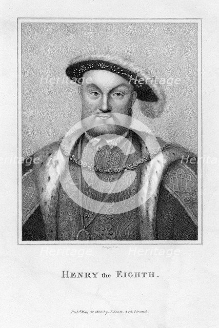 Henry VIII of England, (1806).Artist: E Bocquet