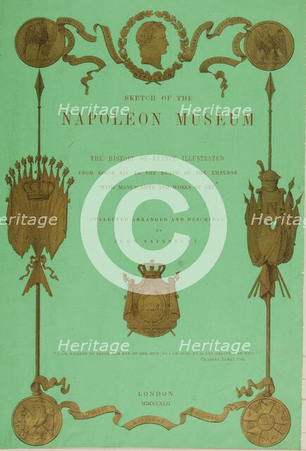 Sketch of the Napoleon Museum, 1844. Creator: Unknown.