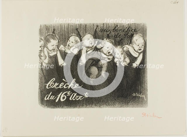 For the Benefit of the 16th Arrondissement Nursery, 1895. Creator: Theophile Alexandre Steinlen.