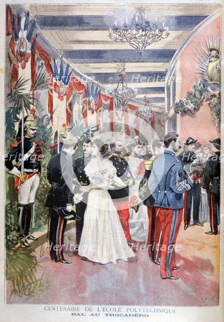 Ball celebrating a century of the polytechnic school, Trocadero, Paris, 1894. Artist: Unknown