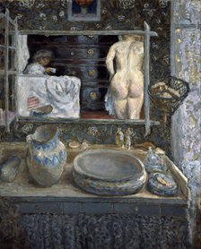 'Mirror above a Washstand', 1908.  Artist: Pierre Bonnard