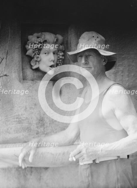 Edward Jewett, portrait photograph, between 1911 and 1942. Creator: Arnold Genthe.