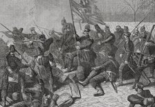 Franco-Prussian War (1870-1871): General von Budritzki (1812-1876) leading the Prussian army...1871. Creator: Unknown.