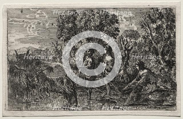 Le Passage du gué, 1634. Creator: Claude Lorrain (French, 1604-1682).