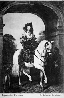 Equestrian Portrait by Millais and Landseer. Creators: John Everett Millais, Edwin Henry Landseer.