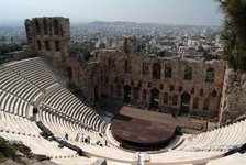 Odeon of Herodes Atticus, Athens, Greece, 2003. Creator: Ethel Davies.