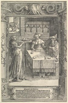 Salome with the Head of John the Baptist, ca. 1517. Creator: Lucas van Leyden.