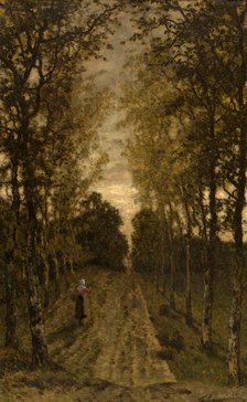 A Path near Putte, c1860s. Creator: Jean Pierre François Lamoriniere.