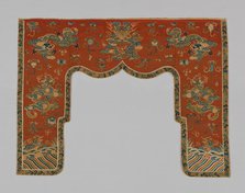 Valance, China, Qing dynasty (1644-1911), 1875/1900. Creator: Unknown.