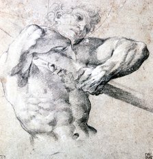 'Study of a Figure', c1575-1619. Artist: Lodovico Carracci