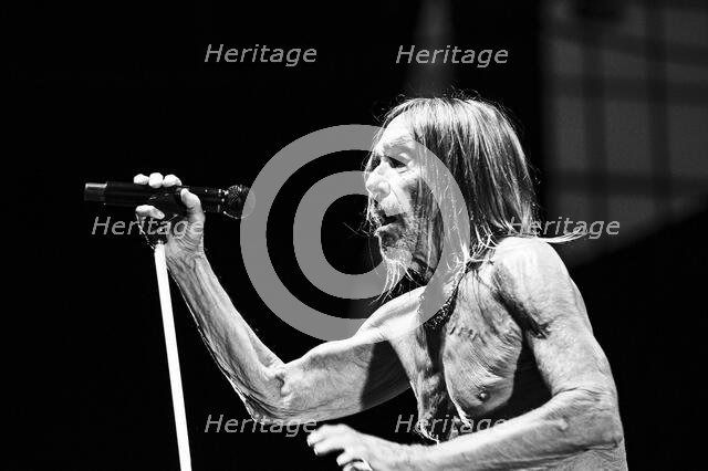 Iggy Pop performing live at the Alexandra Palace, London, 28 May 2025. Creator: Annapaola Marchesani.