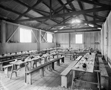 Canteen, Hampton's Munitions Works, Lambeth, London, 1914-1918. Artist: Bedford Lemere and Company