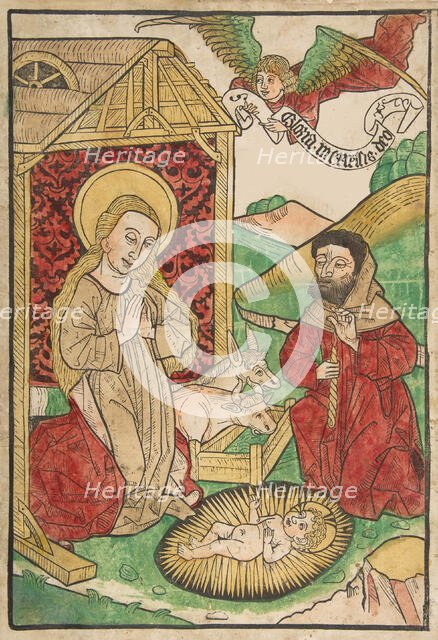 The Nativity, ca. 1470. Creator: Wolfgang.
