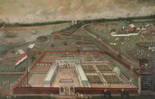 The Trading Post of the Dutch East India Company in Hooghly, Bengal, 1665. Creator: Hendrik van Schuylenburgh.