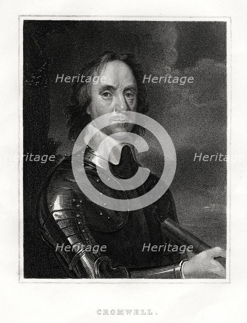 Oliver Cromwell, 1860.  Creator: Unknown.