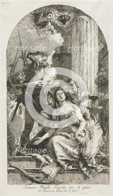 Martyrdom of St. Agatha. Creator: Giovanni Domenico Tiepolo (Italian, 1727-1804).