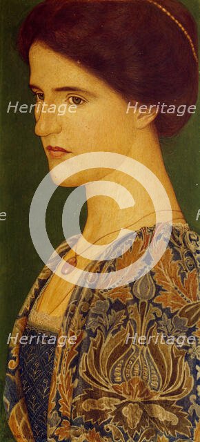 Fiammetta (Portrait of Georgie Gaskin), 1898. Creator: Arthur Joseph Gaskin.