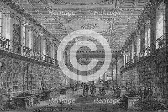 The King's Library, London, 1878. Artist: Unknown.