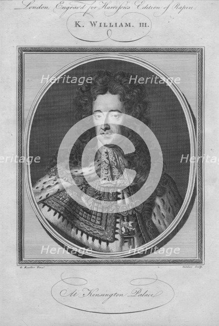 King William III, 1784.  Artist: Anon.