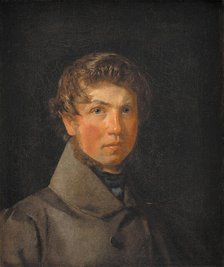 Self-Portrait, 1831-1834. Creator: Christen Købke.