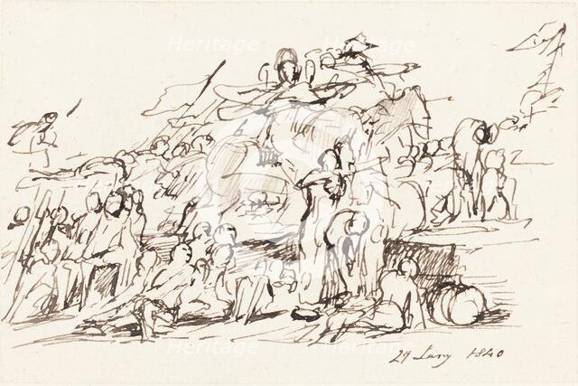 Battle Scene, 1840. Creator: David Wilkie.