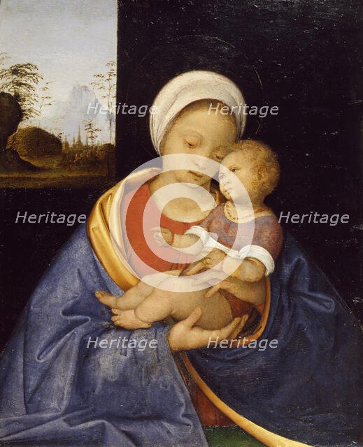 Madonna and Child, 1510-1515. Creator: Giovanni Agostino da Lodi.