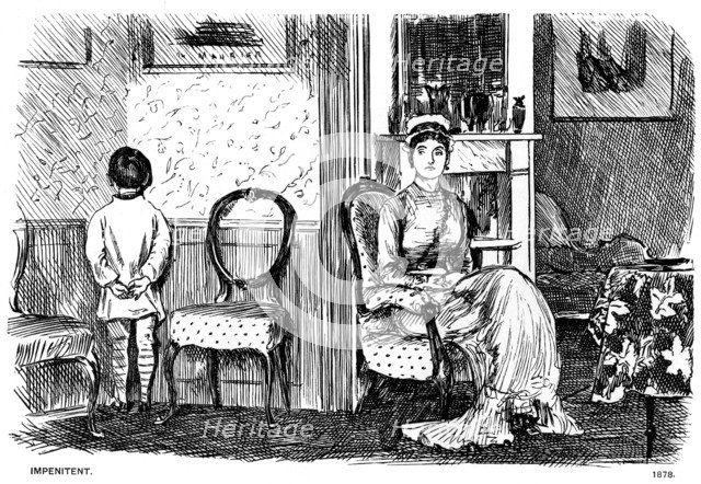 'Impenitent', 1878 (1891). Artist: George du Maurier