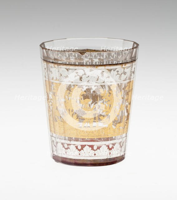 Beaker, Bohemia, c. 1730. Creator: Bohemia Glass.