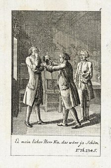 Plate 5 for J.G. Muller's 'Siegfried von Lindenberg', 1783. Creator: Daniel Nikolaus Chodowiecki.