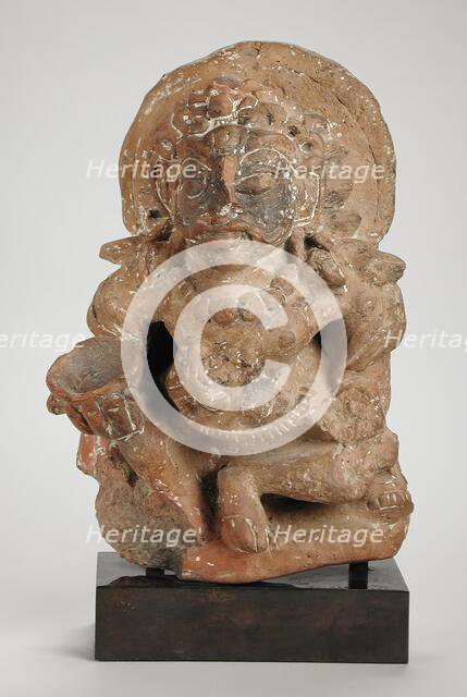 Kubera, the God of Riches, 5th century. Creator: Unknown.