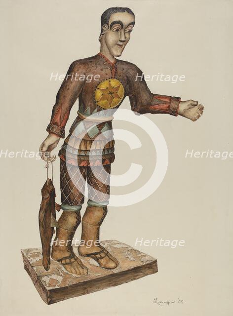 Santo, 1938. Creator: Eldora P. Lorenzini.