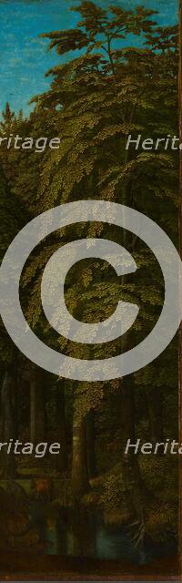 View in a Forest, outer right wing of a triptych, c.1505-c.1515. Creator: Gerard David.