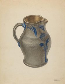 Pitcher, c. 1938. Creator: Frank Fumagalli.