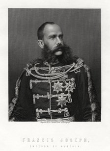 Francis Joseph, Emperor of Austria, 19th century.Artist: George J Stodart