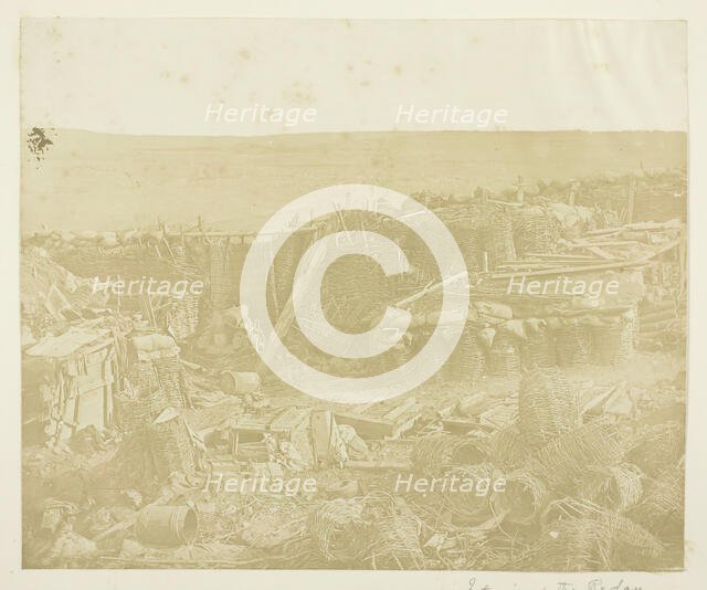 Interior of the Redan, 1855. Creator: James Robertson.