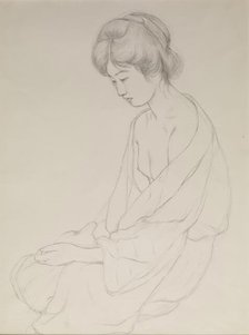Woman after the Bath) c1920. Creator: Hashiguchi Goyo.