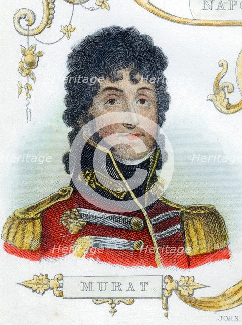 Joachim Murat, French soldier, c1830. Artist: Unknown