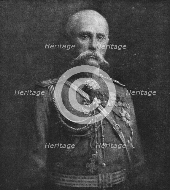 'Sur le front Russe; Le general Letchitsky, commandant l'armee russe au Sud du Dniester', 1916. Creator: Unknown.