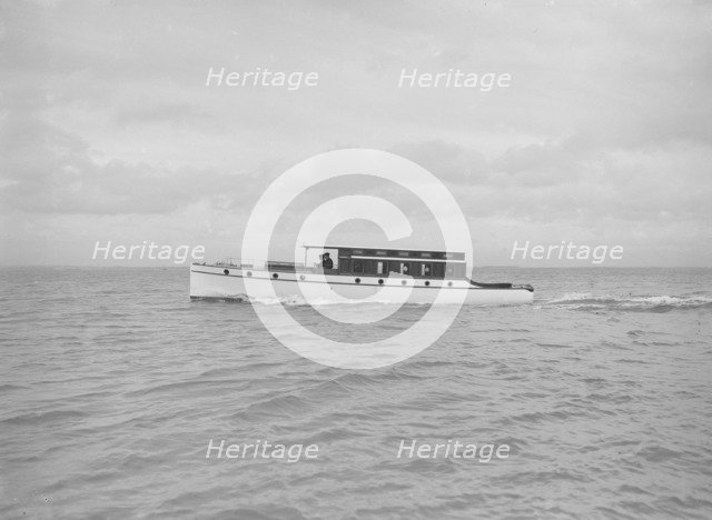 Cabin cruiser D.G.S.P., 1913. Creator: Kirk & Sons of Cowes.