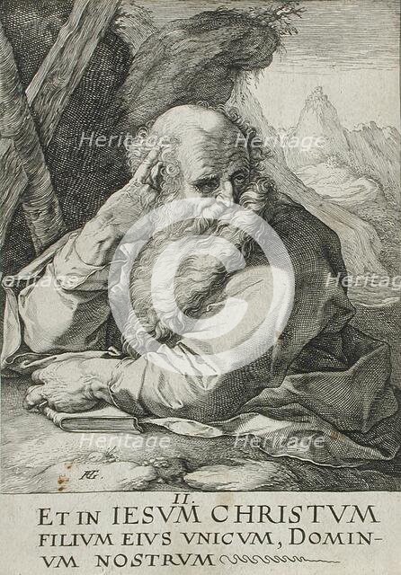 Saint Andrew, 1589. Creator: Hendrik Goltzius.